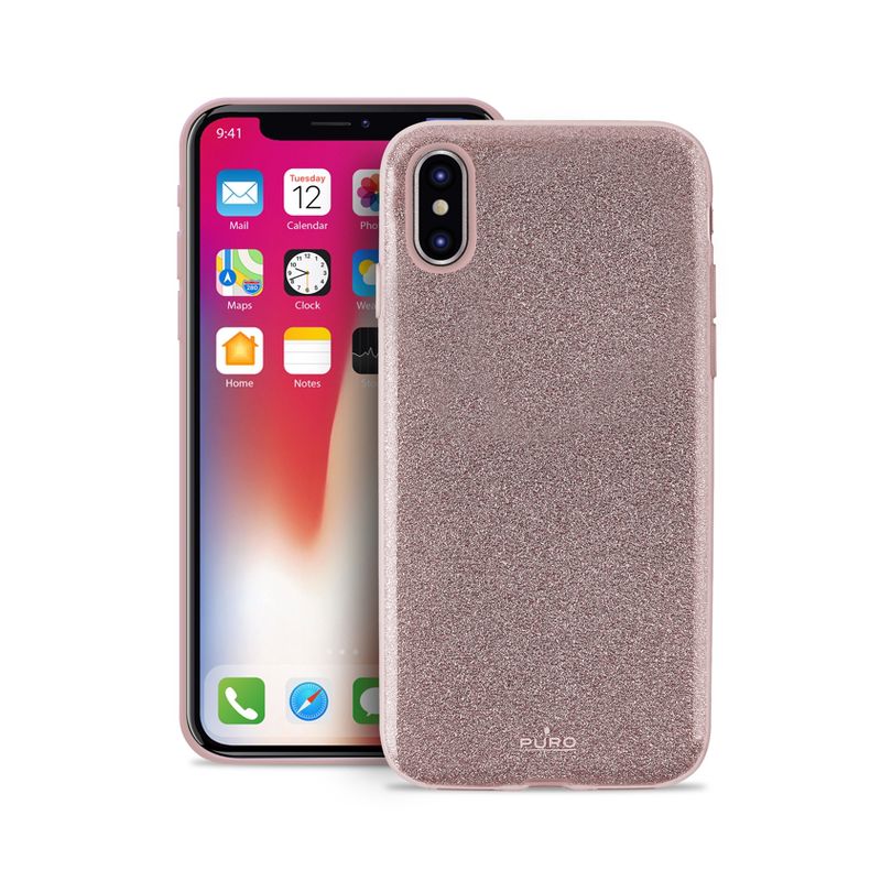Maskica Puro Shine za iPhone X roze