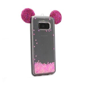 Maskica Shimmer Mouse fluid za Samsung G955 S8 plus pink