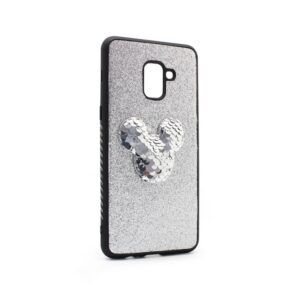 Maskica Shiny mouse za Samsung A730F Galaxy A8 Plus 2018 srebrna type 1