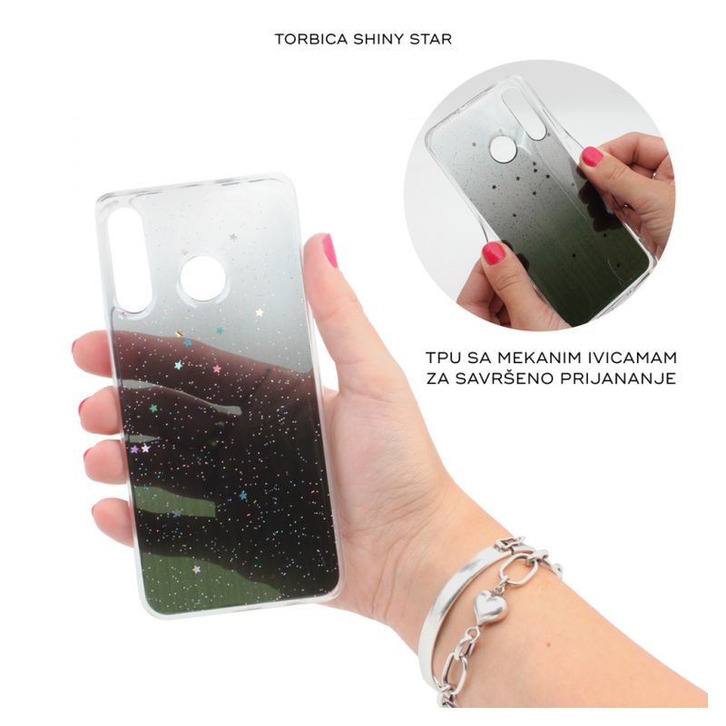 Maskica Shiny Star za Samsung N975F Galaxy Note 10 Plus zuta
