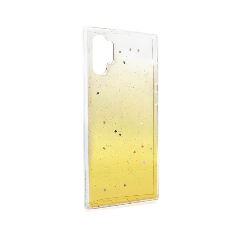 Maskica Shiny Star za Samsung N975F Galaxy Note 10 Plus zuta