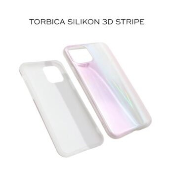 Maskica Silikon 3D stripe za iPhone XS Max roze