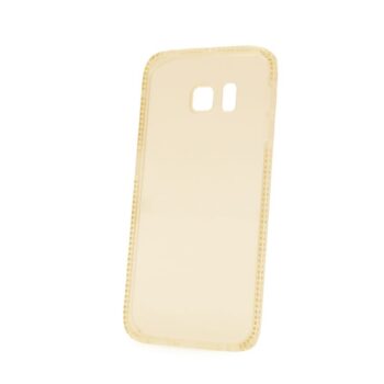 Maskica silikonska cirkon za Samsung G925 S6 Edge zlatna
