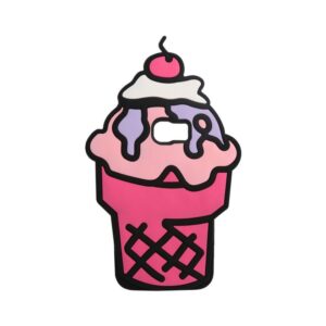 Maskica silikonska Icecream Cup za Samsung G925 S6 Edge pink