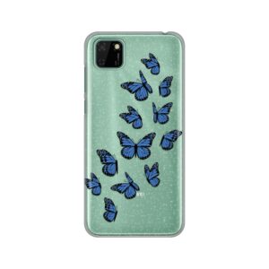 Maskica Silikonska Print Skin Diamond za Huawei Y5p/Honor 9S  Blue Butterflies