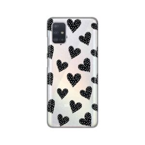 Maskica Silikonska Print Skin Diamond za Samung A515F Galaxy A51  Dotted Hearts