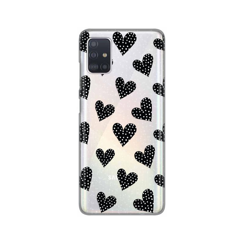 Maskica Silikonska Print Skin Diamond za Samung A515F Galaxy A51 Dotted Hearts