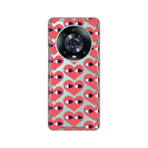 Maskica Silikonska Print Skin za Honor Magic 4 Pro Eye Heart Pattern