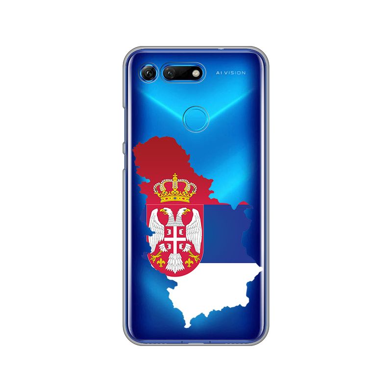 Maskica Silikonska Print Skin za Huawei Honor View 20 Serbia Map
