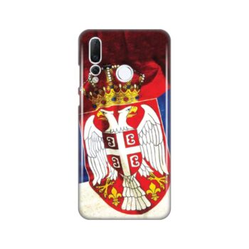 Maskica Silikonska Print Skin za Huawei Nova 4 Srb Zastava