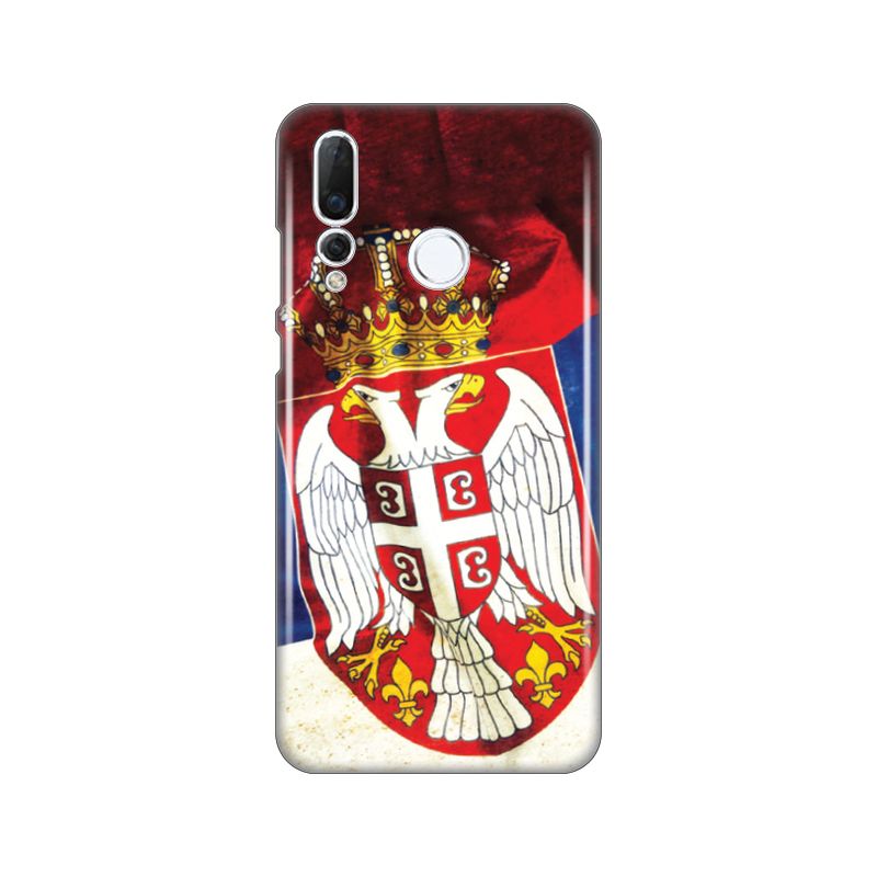 Maskica Silikonska Print Skin za Huawei Nova 4 Srb Zastava