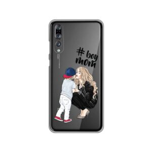 Maskica Silikonska Print Skin za Huawei P30 Boy Mom