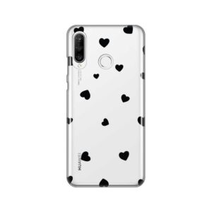 Maskica Silikonska Print Skin za Huawei P30 Lite Hearts