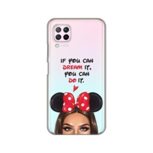 Maskica Silikonska Print Skin za Huawei P40 Lite/Nova 6 SE Disney Girl