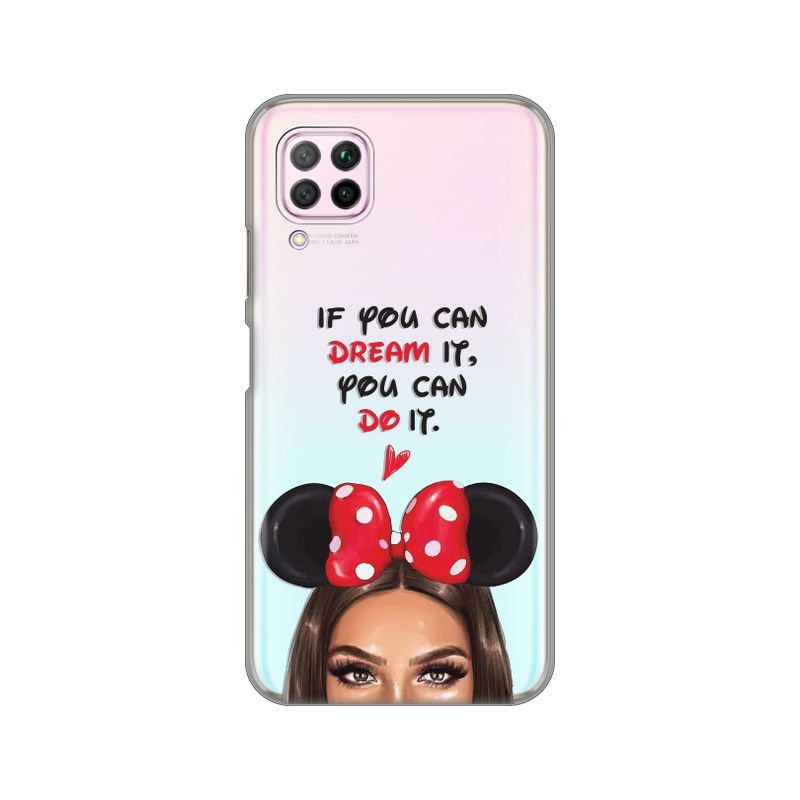 Maskica Silikonska Print Skin za Huawei P40 Lite/Nova 6 SE Disney Girl