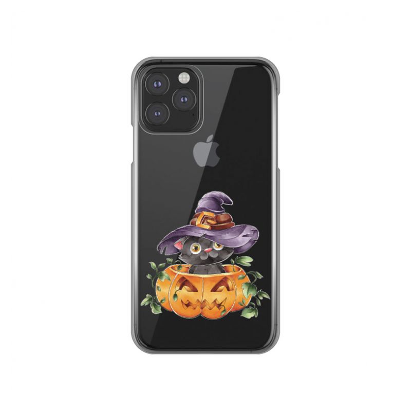 Maskica Silikonska Print Skin za iPhone 11 Pro 5.8 Black Witch Cat