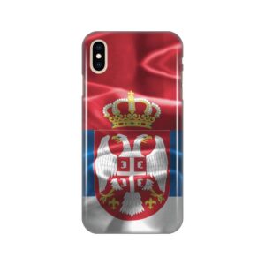 Maskica Silikonska Print Skin za Iphone XS Max D00561 Srb Zastava