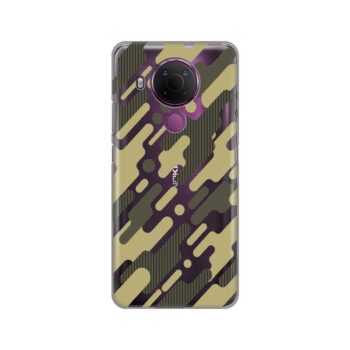 Maskica Silikonska Print Skin za Nokia 5.4 Army Pattern