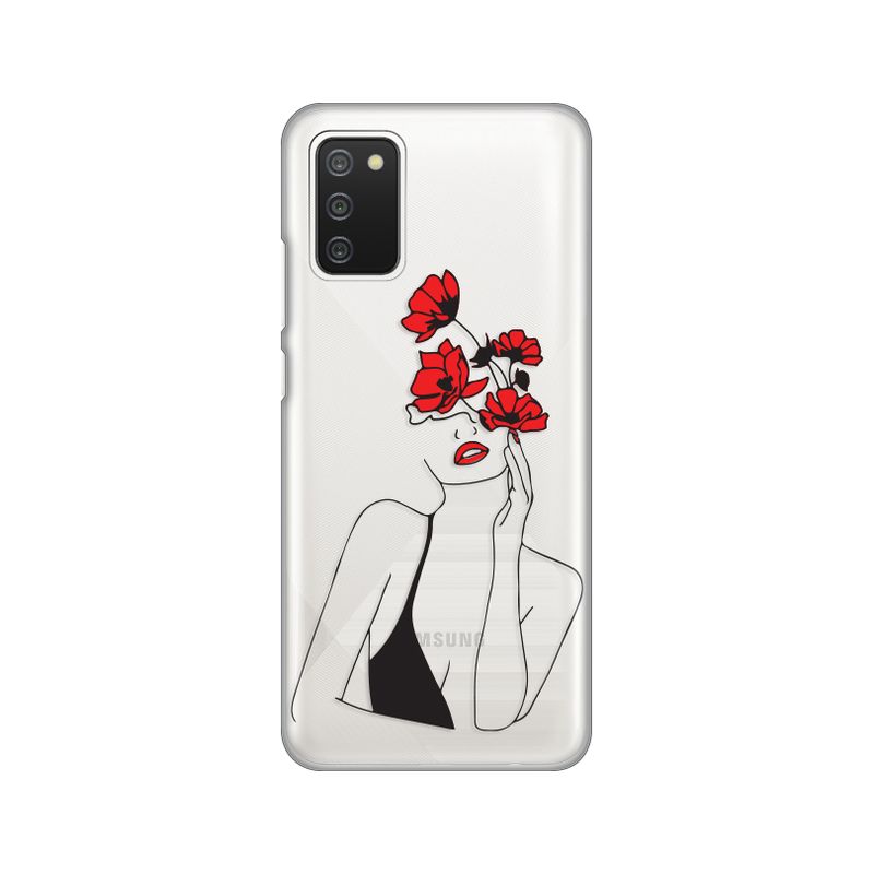 Maskica Silikonska Print Skin za Samsung A025G Galaxy A02s Floral Girl