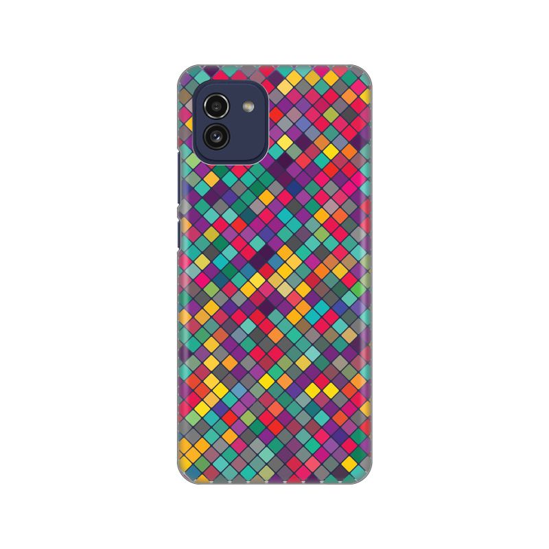 Maskica Silikonska Print Skin za Samsung A035G Galaxy A03 Colorful cubes