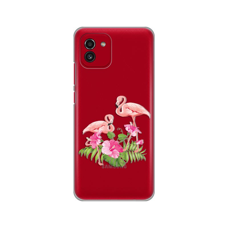 Maskica Silikonska Print Skin za Samsung A035G Galaxy A03 Flamingo Maskica Silikonska Print Skin za Samsung A035G Galaxy A03 Flamingo - Slika 1