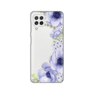 Maskica Silikonska Print Skin za Samsung A225 Galaxy A22 Blue Roses 4G