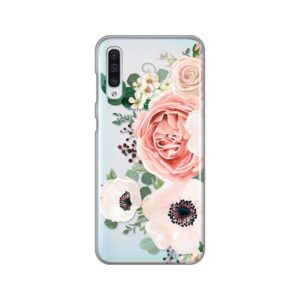 Maskica Silikonska Print Skin za Samsung A307F/A505F/A507F Galaxy A30s/A50/A50s Luxury Pink Flowers
