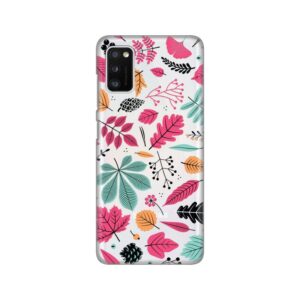 Maskica Silikonska Print Skin za Samsung A415F Galaxy A41 Colorful Leaves
