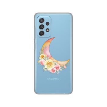 Maskica Silikonska Print Skin za Samsung A525F/A526B/A528B Galaxy A52 4G/A52 5G/A52s 5G Floral moon