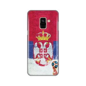 Maskica Silikonska Print Skin za Samsung A530F Galaxy A8 2018 Serbian Flag
