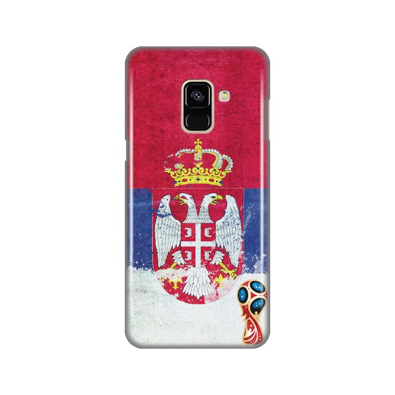 Maskica Silikonska Print Skin za Samsung A530F Galaxy A8 2018 Serbian Flag