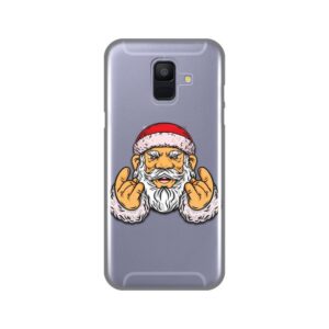 Maskica Silikonska Print Skin za Samsung A600F Galaxy A6 2018 Rock And Roll Santa