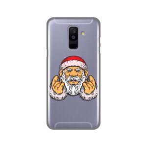 Maskica Silikonska Print Skin za Samsung A605G Galaxy A6 Plus 2018 Rock And Roll Santa
