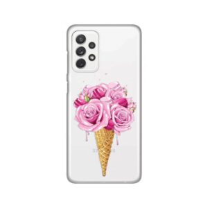 Maskica Silikonska Print Skin za Samsung A725F/A726B Galaxy A72 4G/5G (EU) Rose Cone