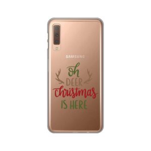 Maskica Silikonska Print Skin za Samsung A750F Galaxy A7 2018 Oh Deer Christmas Is Here