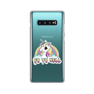 Maskica Silikonska Print Skin za Samsung G975 S10 Plus Go To Hell