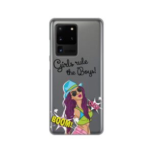 Maskica Silikonska Print Skin za Samsung G988F Galaxy S20 Ultra Girls Rule The Boys