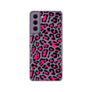 Maskica Silikonska Print Skin za Samsung G990 Galaxy S21 FE Pink Jungle