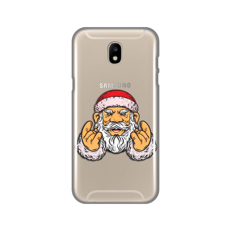 Maskica Silikonska Print Skin za Samsung J530F Galaxy J5 2017 (EU) Rock And Roll Santa