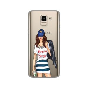 Maskica Silikonska Print Skin za Samsung J600F Galaxy J6 2018 (EU) Houston Strong