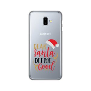 Maskica Silikonska Print Skin za Samsung J610F Galaxy J6 Plus Santa Quote