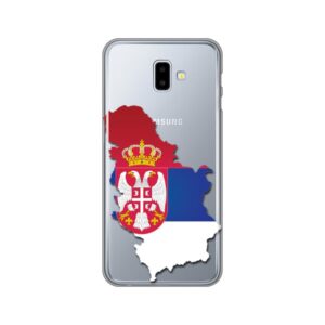 Maskica Silikonska Print Skin za Samsung J610FN Galaxy J6 Plus 2018 Serbia Map