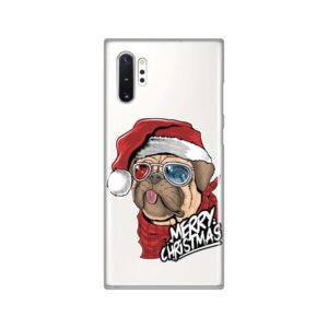 Maskica Silikonska Print Skin za Samsung N975F Galaxy Note 10 Plus Christmas Pug
