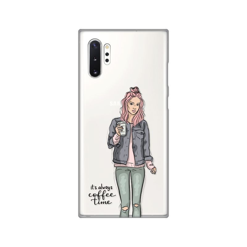 Maskica Silikonska Print Skin za Samsung N975F Galaxy Note 10 Plus Coffee Time