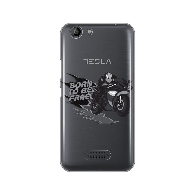 Maskica Silikonska Print Skin Za Tesla Smartphone 3.3 Motorcycle