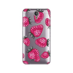 Maskica Silikonska Print Skin Za Tesla Smartphone 6.2 Pink Strawberry Pattern