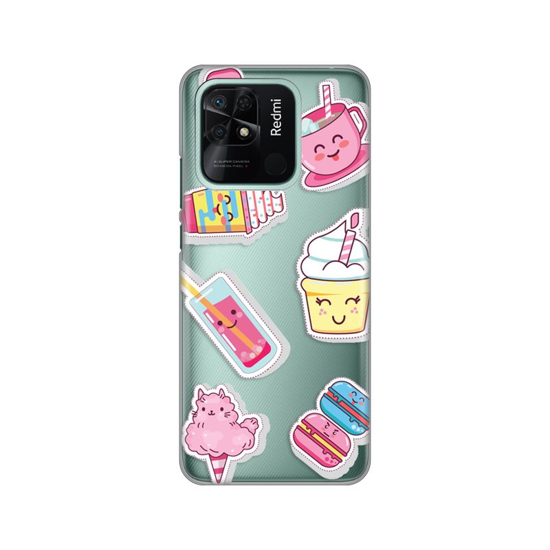Maskica Silikonska Print Skin za Xiaomi Redmi 10C Ice cream