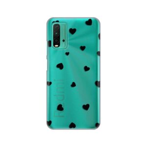 Maskica Silikonska Print Skin za Xiaomi Redmi 9T/Note 9 4G/9 Power Hearts
