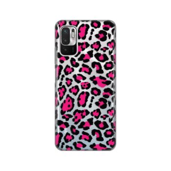 Maskica Silikonska Print Skin za Xiaomi Redmi Note 10 5G Pink Jungle