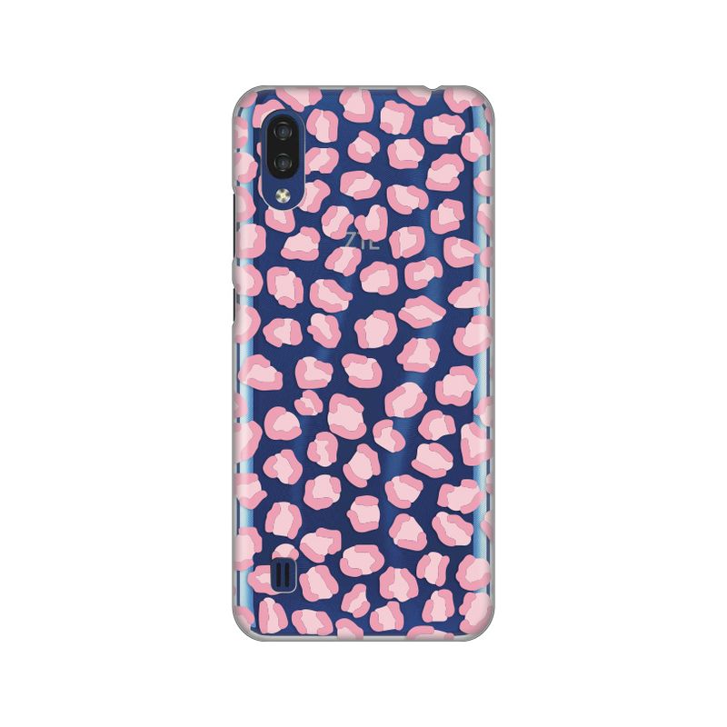 Maskica Silikonska Print Skin za ZTE A5 2020 Pink Cheetah